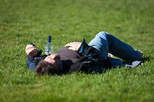Alcohol Abuse, Alcohol Dependency and Alcohol Counselling . alcoholic lying down