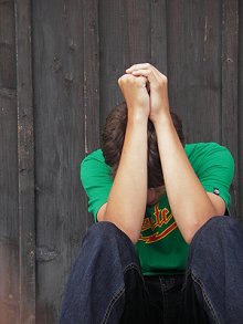 Anxiety. Library Image: Depressed Youth